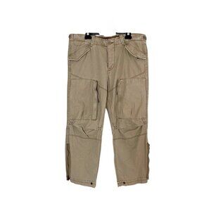 Vintage Y2K Gap Cargo Tactical Military Beige / Khaki Pants - size 38 x 30